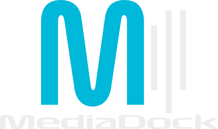 MediaDock logo (dark)